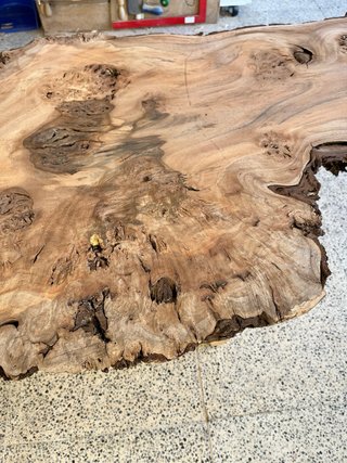 Mesa centro raíz madera rústica