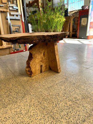 Mesa centro raíz madera rústica