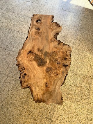 Mesa centro raíz madera rústica