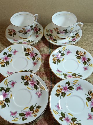 Set de Té Porcelana Duchess Vintage