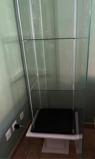 Vetrina DETOLF IKEA in Cristallo Nero