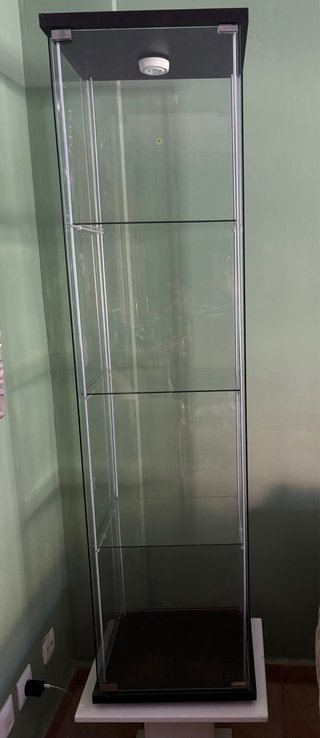 Vetrina DETOLF IKEA in Cristallo Nero