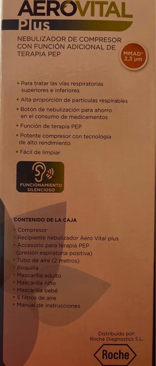 Nebulizador de Compresor con Terapia PEP