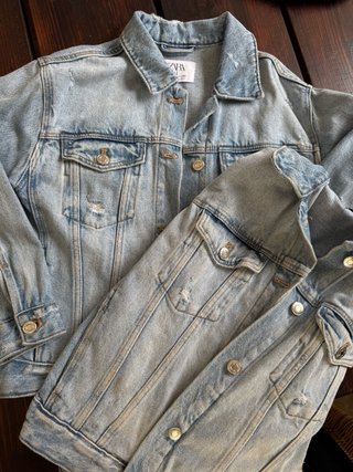 Chaqueta tejana Zara Talla 10 (140 cm)