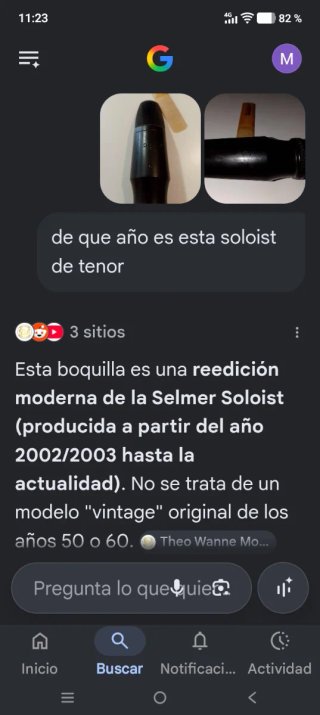 Boquilla Saxo Tenor Selmer Soloist