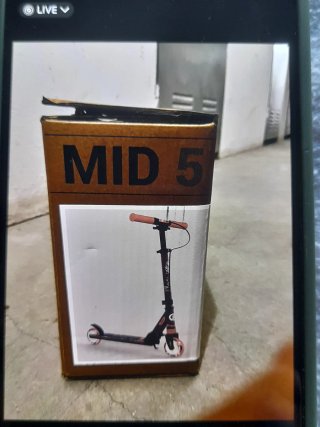 Patinete oxelo MID5 casco, coderas rodilleras