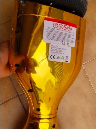 Hoverboard Dorado con Bluetooth