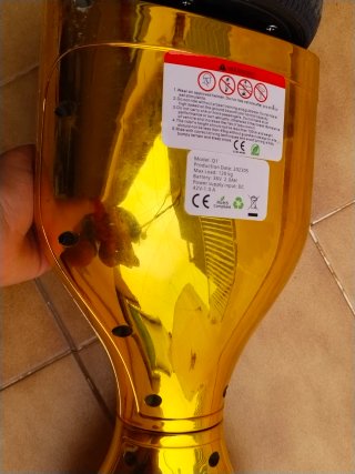 Hoverboard Dorado con Bluetooth