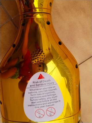Hoverboard Dorado con Bluetooth