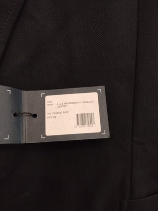 GANT Blazer Uomo Cotone Blu Taglia 52