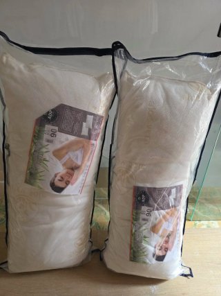 2 Almohadas Aloe Vera Bambú Poliéster