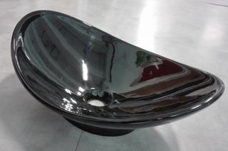 Lavabo Scarabeo Zefiro nero lucido