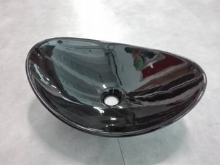 Lavabo Scarabeo Zefiro nero lucido