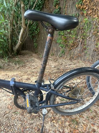 Bicicleta Plegable Negra