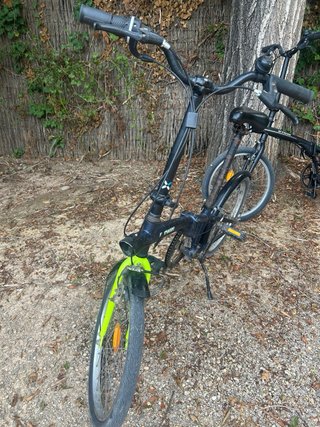 Bicicleta Plegable Negra