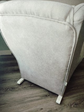 Sillón mecedora lactancia gris