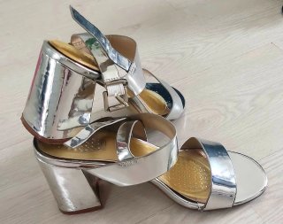 Sandalias de tacón y cuña mujer