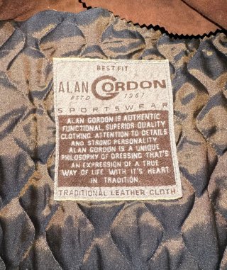 Chaqueta Piel Vintage Alan Gordon Talla 52