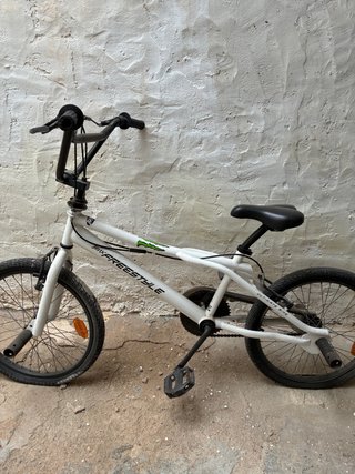 Bici BMX Freestyle Blanca