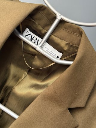 Blazer Zara Verde Oliva