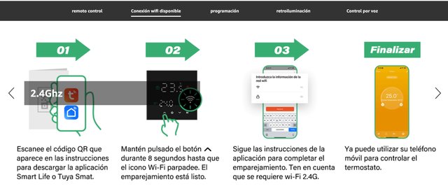 Termostato WiFi Beok Suelo Radiante Agua Tuya 3A