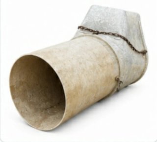 Tubo colector bajante con salida