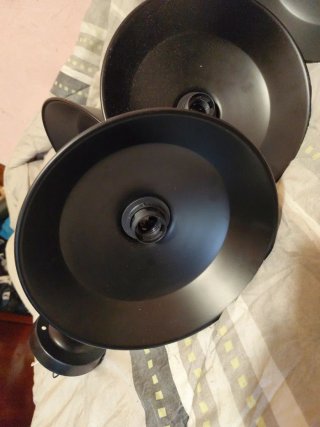 4 Lámparas de Pared Negras