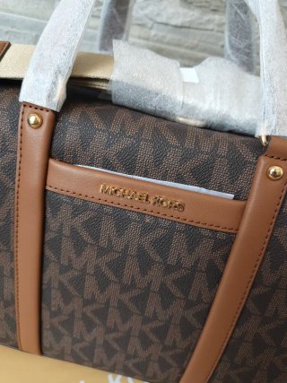 Bauletto Michael Kors marrone monogram