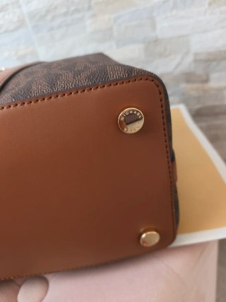 Bauletto Michael Kors marrone monogram