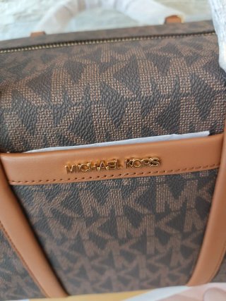 Bauletto Michael Kors marrone monogram