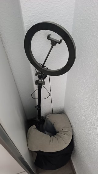 Aro de luz para fotos y móvil