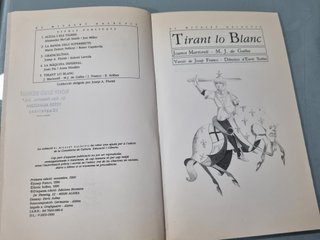 Libro Tirant lo Blanc-Joanot Martorell