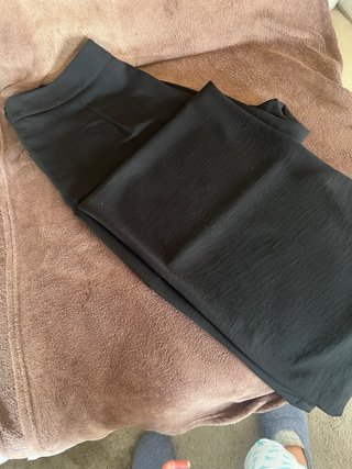 Pantalón fluido negro talla 48