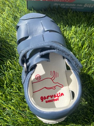 Sandalia Garvalín Azul Barefoot