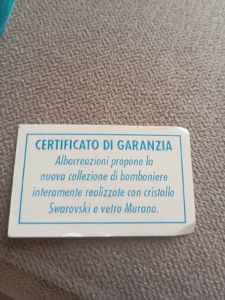 Orsetto Swarovski in cristallo