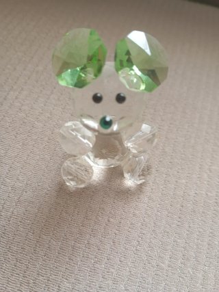 Orsetto Swarovski in cristallo