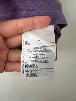 Camiseta Gap Morada