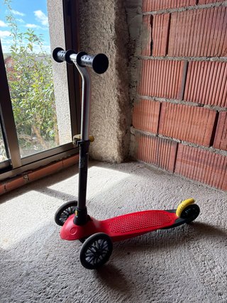 Patinete infantil 3 ruedas rojo