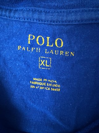 Camiseta Polo Ralph Lauren Rayas Azul y Blanca