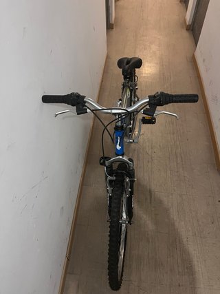 Bicicleta Topbike Zoom Gris y Azul