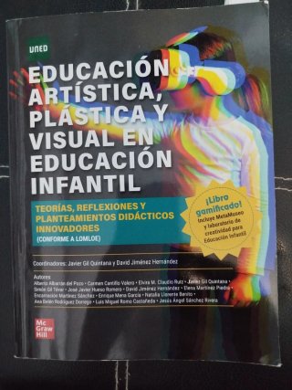 Educación plástica y visual. UNED. Ed. infanti 15€