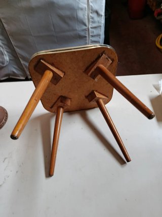 Mesita auxiliar vintage años 60