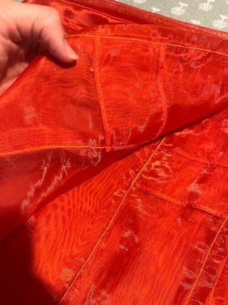 Set 4 Tende Organza Arancioni 140x300