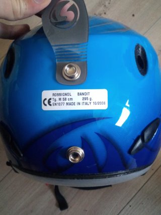 Casco Esquí Rossignol Azul Llamas talla M- 58cm