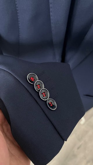 Traje Hombre Azul Marino Talla 46