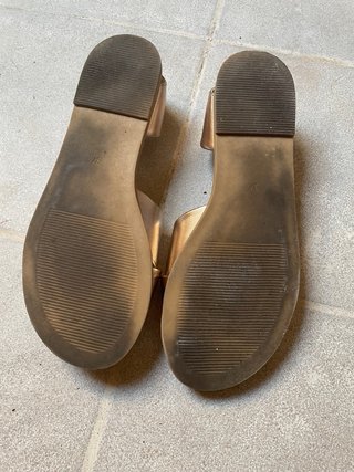 Sandalias H&M rosa dorado Talla 37