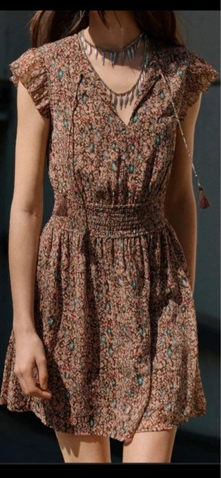 Vestido Pepe Jeans floral marrón