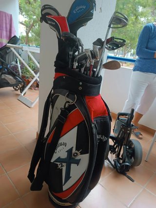 Juego Palos Golf Callaway + Carro