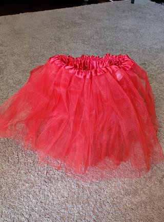 Tutú rojo para disfraces