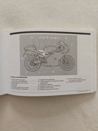 Manual Uso y Mantenimiento Aprilia RS 125 2t